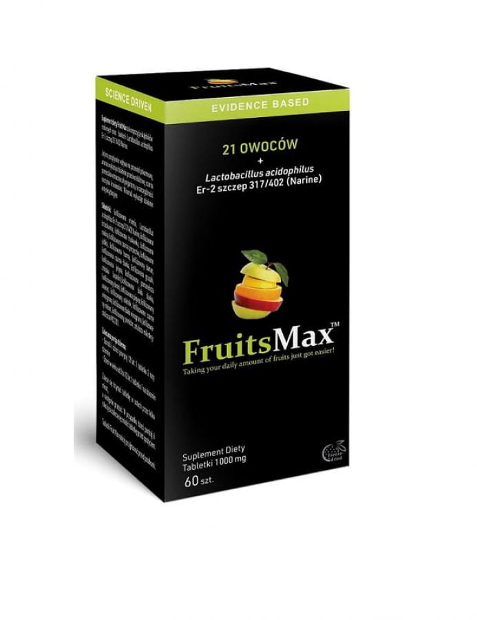 FruitsMax Kids 500mg-60 tabletek do ssania