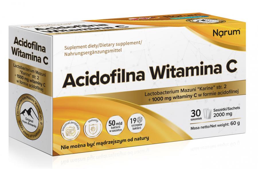 Acidofilna Witamina C 1000 mg-30 saszetek
