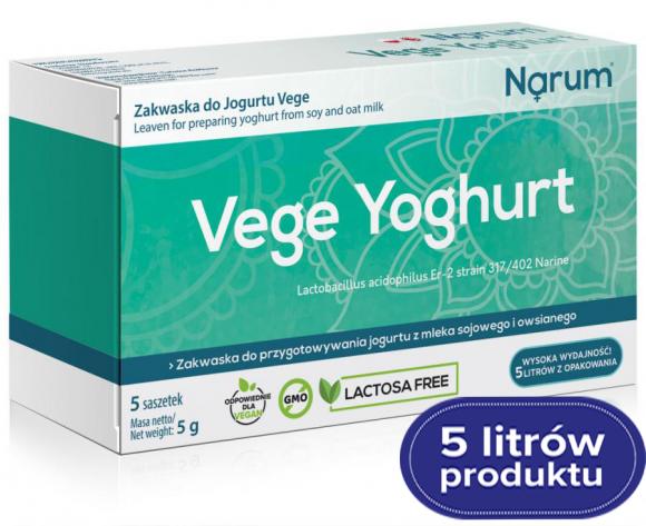 Narum Vege Yoghurt-Dla Vegan I Wegetarian